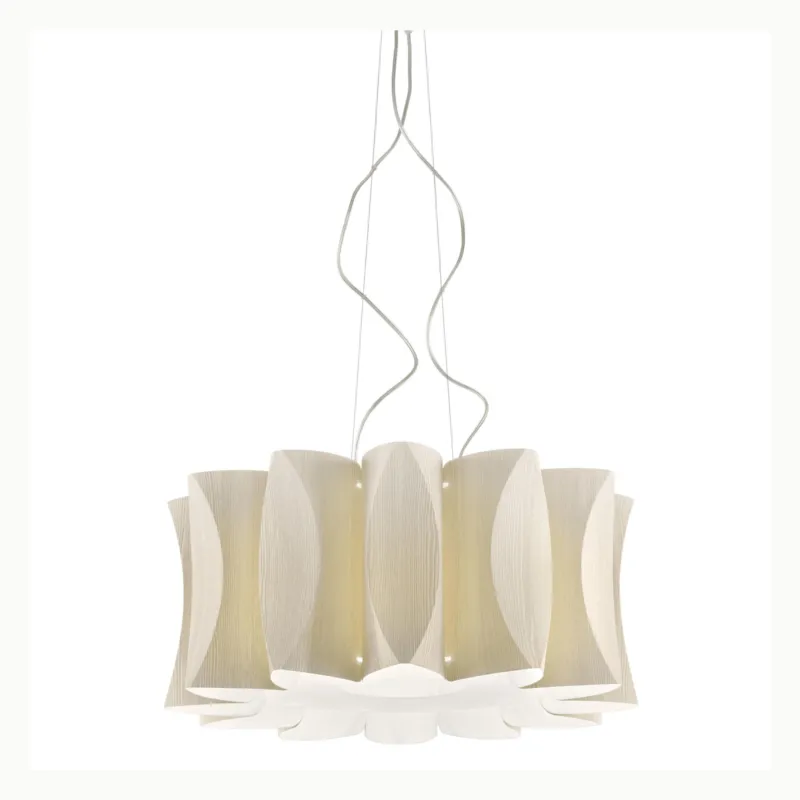 Promozione Esclusiva Lampadario a sospensione Larice Ghiaccio VIRUS MEDIO Dimensioni 56x56xh36 cm- peso 4,00 kg Supporto in Metallo Sospensione Artempo Italia