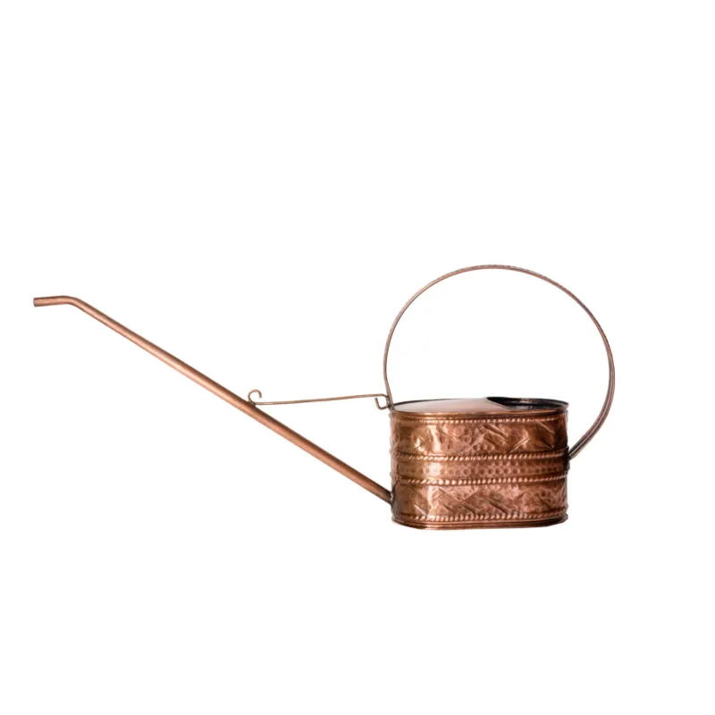 Promo Stagionale Annaffiatoio in Rame 1,7 Lt 66x9,5xh28 cm peso 280 gr annaffiatoio specifico per bonsai e piccole piante in genere , Materiale 100% Rame Laramera