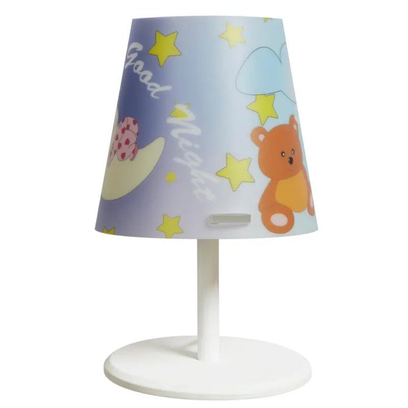 Abat-Jour per camerette CYLINDER Ø 18xh 25 cm Peso kg 0,8 in multicolor Orsetto Emporium Promozione Esclusiva