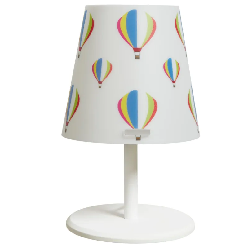 Esclusivo Abat-Jour per camerette CYLINDER Ø 18xh 25 cm Peso kg 0,8 in Multicolor Mongolfiere Emporium