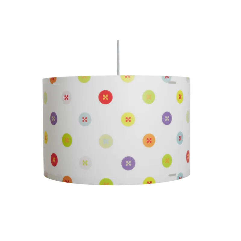Lampada a sospensione per camerette CYLINDER Ø 45xh 29 cm in multicolor Bottoni Emporium Compra Online