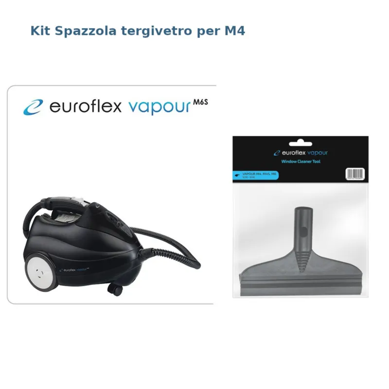 Kit Spazzola Tergivetro per scopa vapore M4 Euroflex Offerta Del Giorno