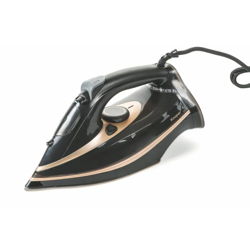 FERRO STIRO VAPORE 3000W PIASTRA NANO CERAMICA in Plastica - Ceramica Nero, dimensioni 33x13x H 17 cm VDE Tivoli 1996 Popolare