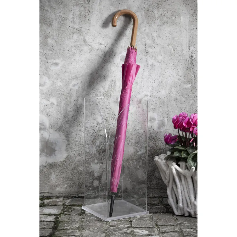 Portaombrelli in plexiglass Umbrella rack drop trasparente incolore, dimensioni 22x22xH51 cm colore trasparente Vesta Promo Stagionale