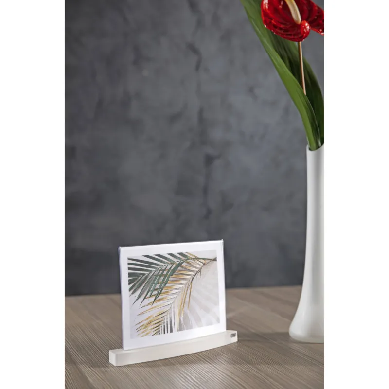 Vendita Finale Porta foto Medium Twist per foto 13x18 dimensioni 21x3,5xh15 cm photo frame big twist trasparente Vesta