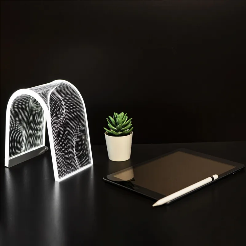 Offerta Del Giorno lampada piccola arc dots, dimensioni 15,5x100,5xH17,5 cm, spessore 10 mm alla base luce calda Vesta