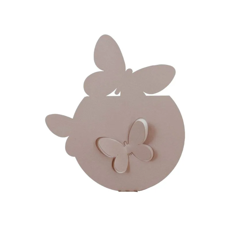 Porta Umidificatore Farfalle in metallo, colore Beige Arti e Mestieri Offerta Del Giorno
