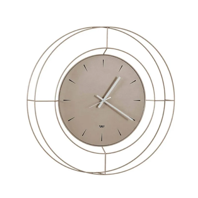 Promo Stagionale Orologio Nudo piccolo in metallo, diam.59, colore Nocciola Arti e Mestieri