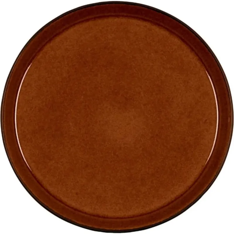 Prezzo Di Fabbrica Piatto Piano, 27 cm,Nero/ambra