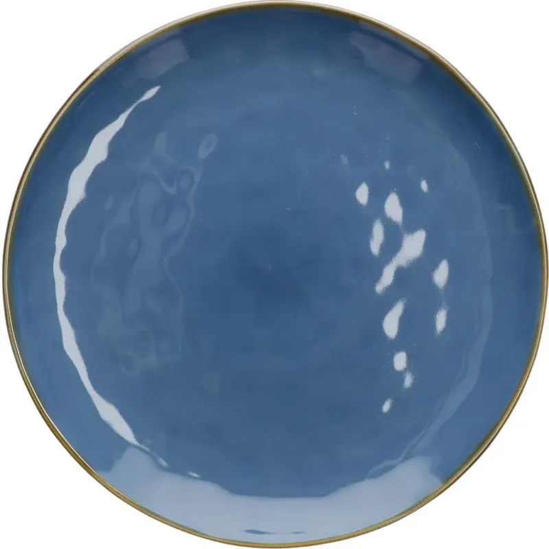 Pagamento Sicuro Concerto - Vassoio Rotondo, 32 cm,Blu Avio
