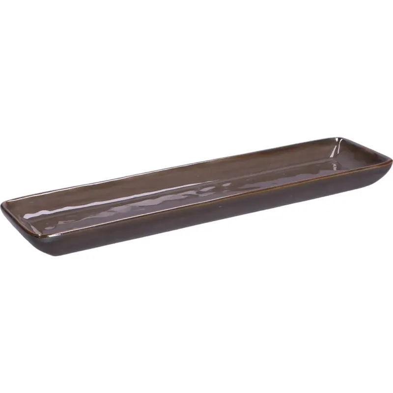 Concerto - Vassoio Rettangolare, 32 x 8 cm,Grigio Tortora Spedito Oggi