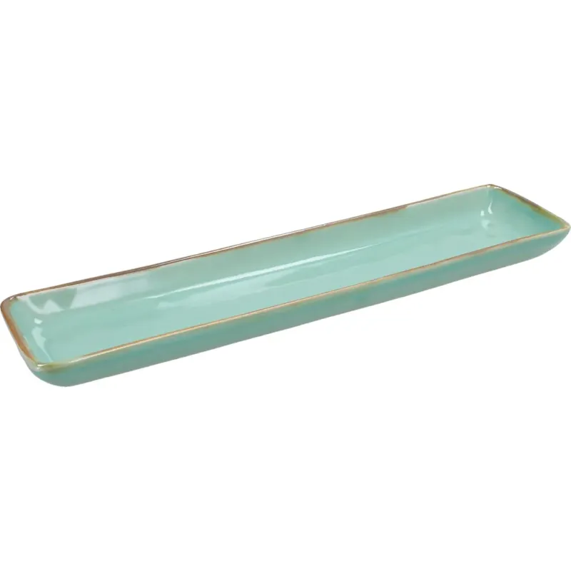 Concerto - Vassoio Rettangolare, 32 x 8 cm,Verde Acqua Quantità Limitata