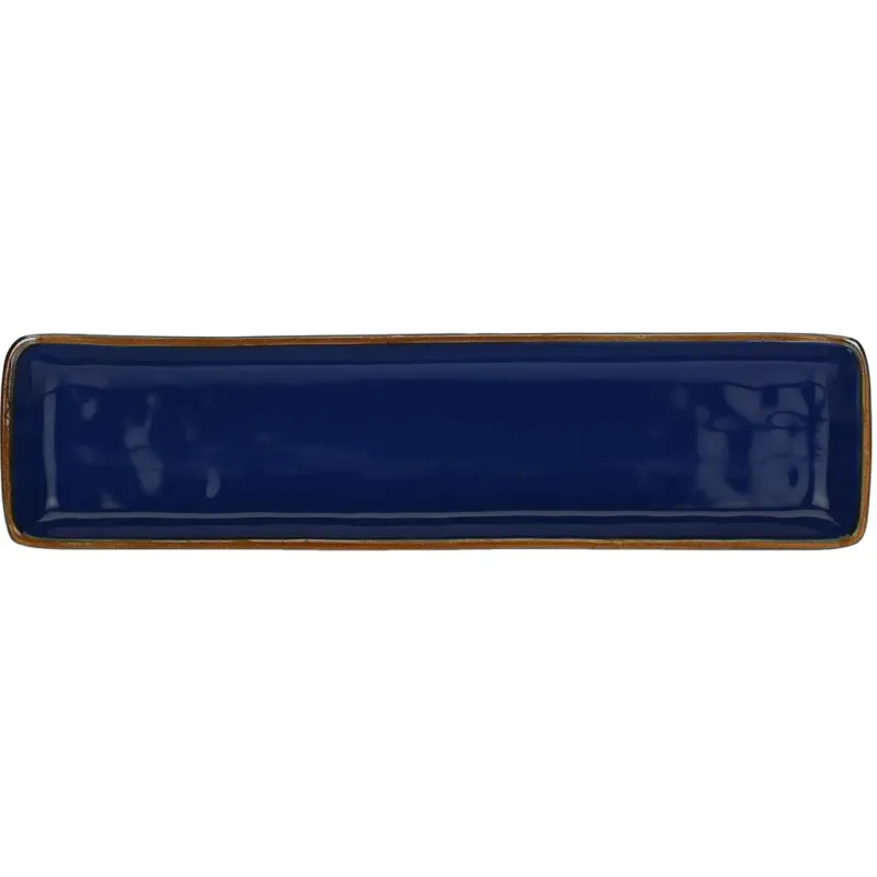 Concerto - Vassoio Rettangolare, 32 x 8 cm,Blu Cobalto Nuova Collezione