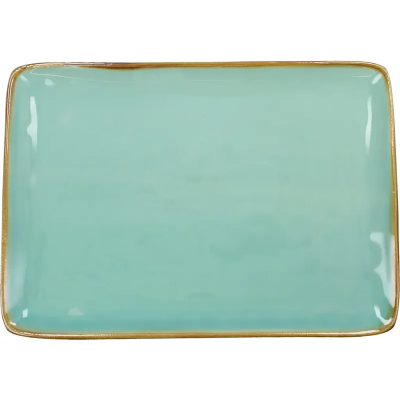 Concerto - Vassoio Rettangolare, 27 x 19 cm,Verde Acqua Quantità Limitata