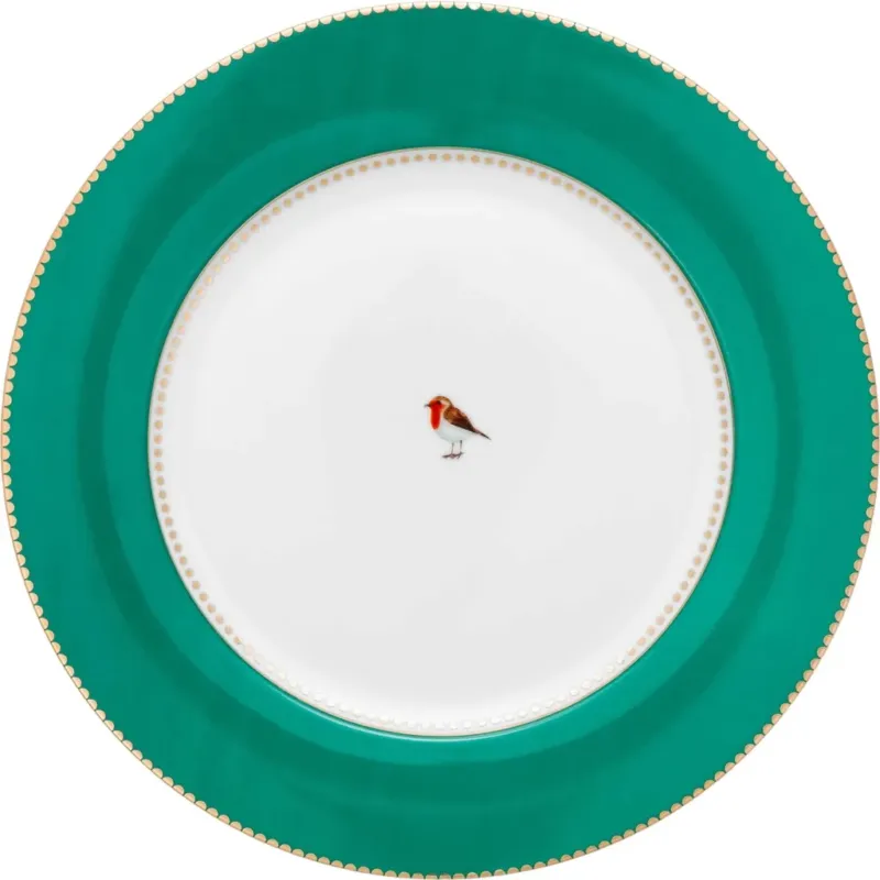 Quantità Limitata Love Birds - Piatto Green,26,5 cm