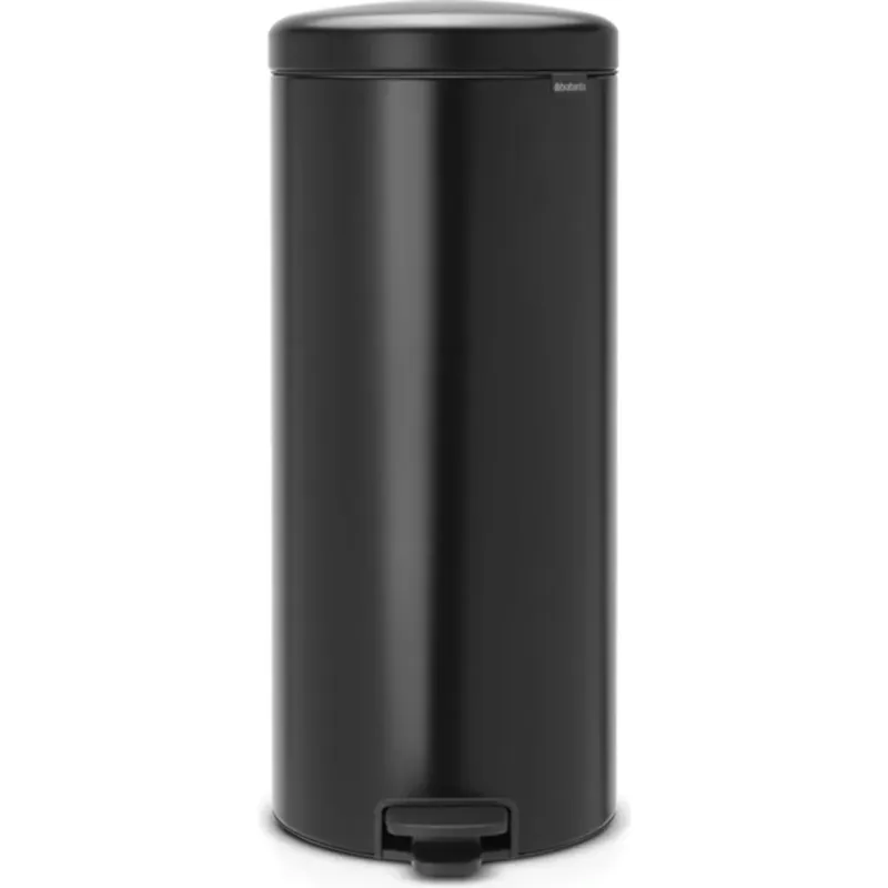 A Buon Prezzo NewIcon - Pattumiera a Pedale 30 L con Inserto in Plastica,Matt Black