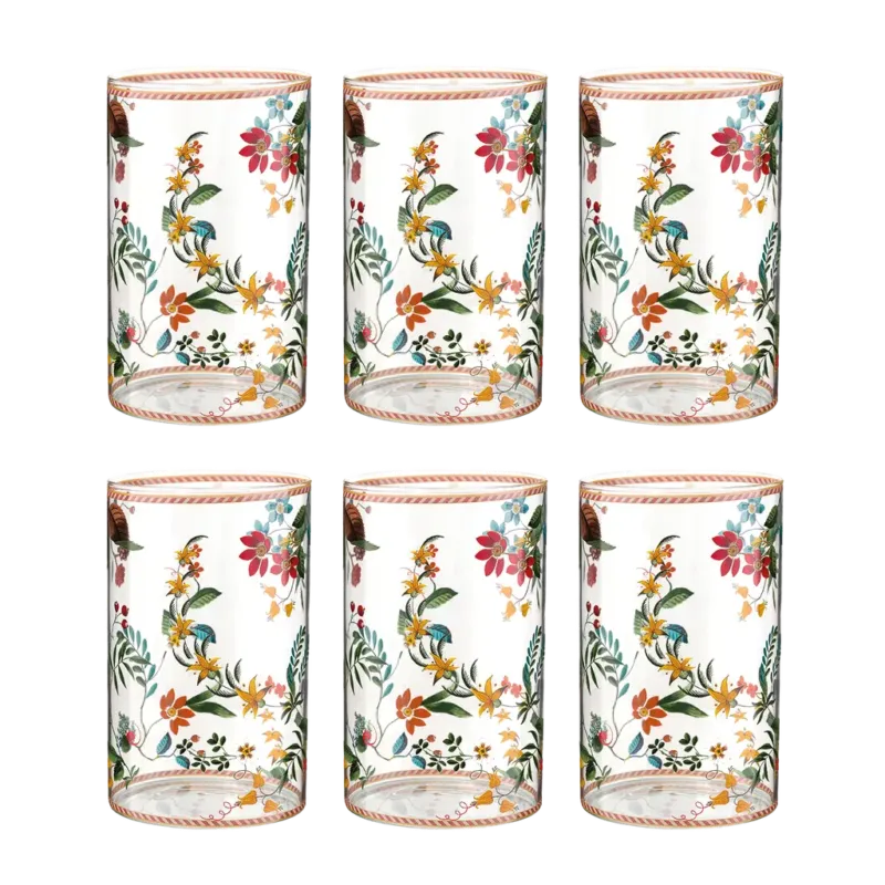 Offerta Lampo Berry Blues - Bicchiere Longdrink Multicolor,6 pezzi