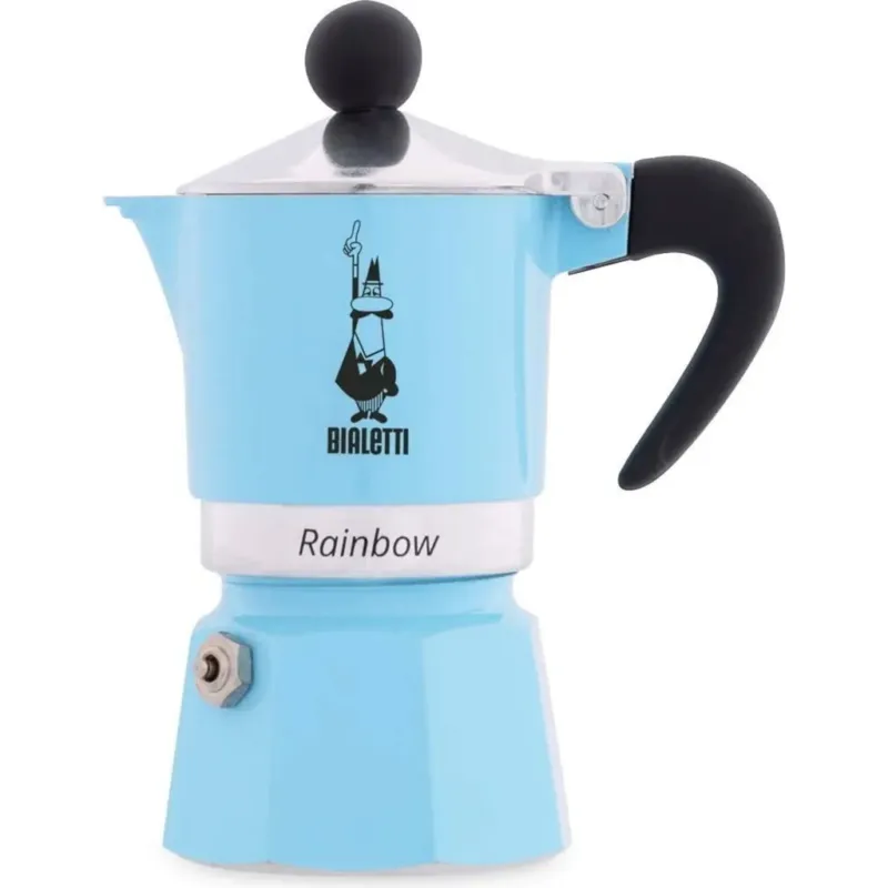 Moka Rainbow - 1 Tazzina,Azzurro Offerta Speciale