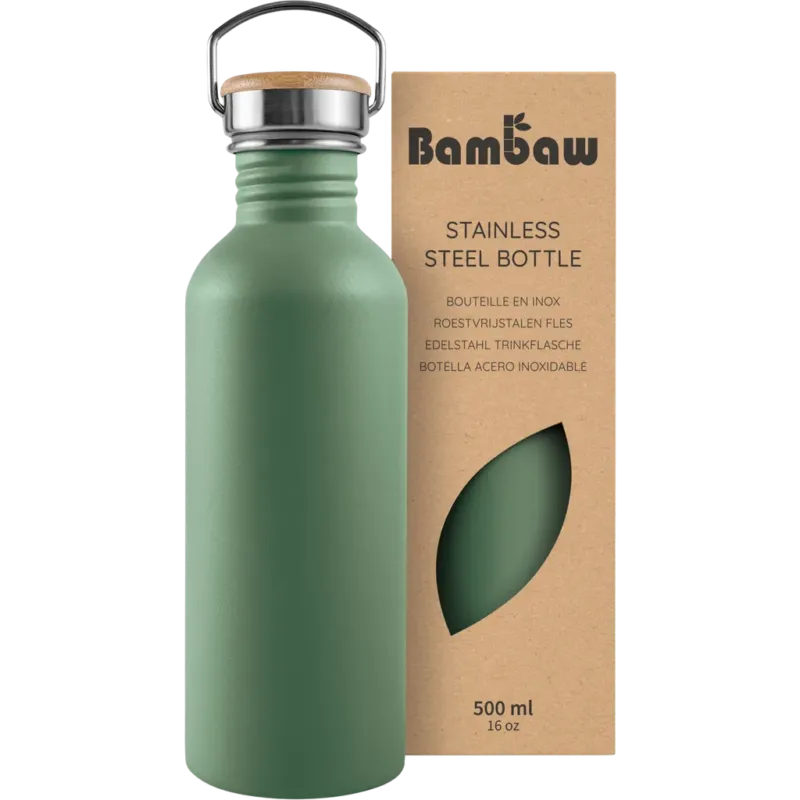 Borraccia in Acciaio Inossidabile, 500 ml,Sage Green Prezzo Conveniente