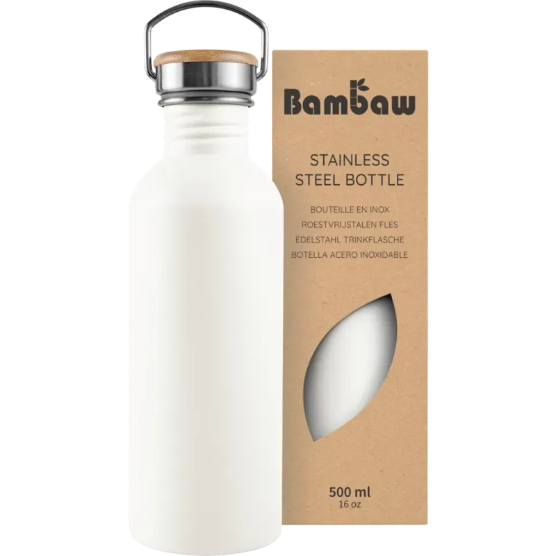 Borraccia in Acciaio Inossidabile, 500 ml,Polar White Occasione Imperdibile
