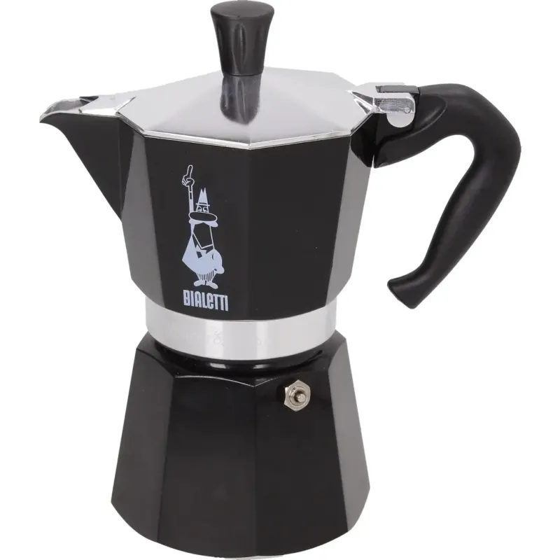 Moka Express Color Nero,6 tazzine Pagamento Sicuro