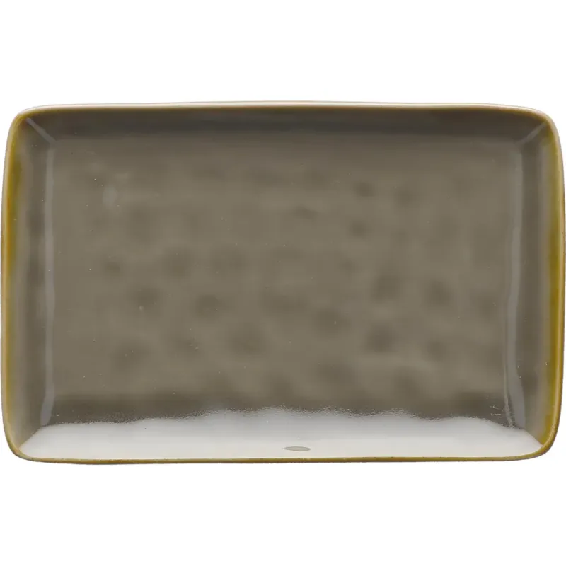 Più Venduto Concerto - Vassoio Rettangolare, 20 x 13 cm,Grigio Tortora