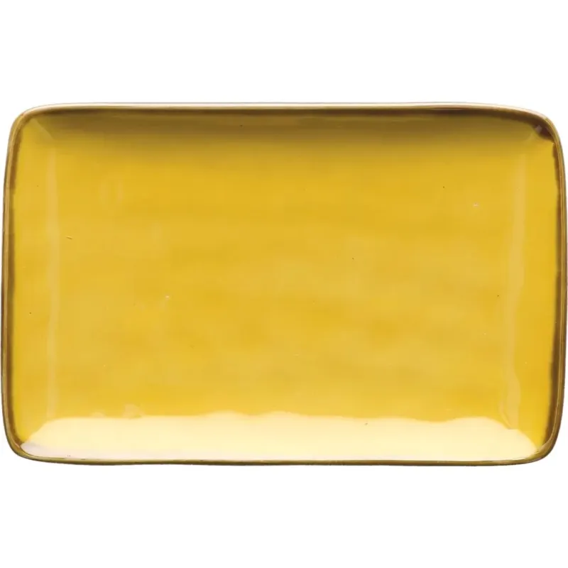 Concerto - Vassoio Rettangolare, 20 x 13 cm,Ocra Sconto