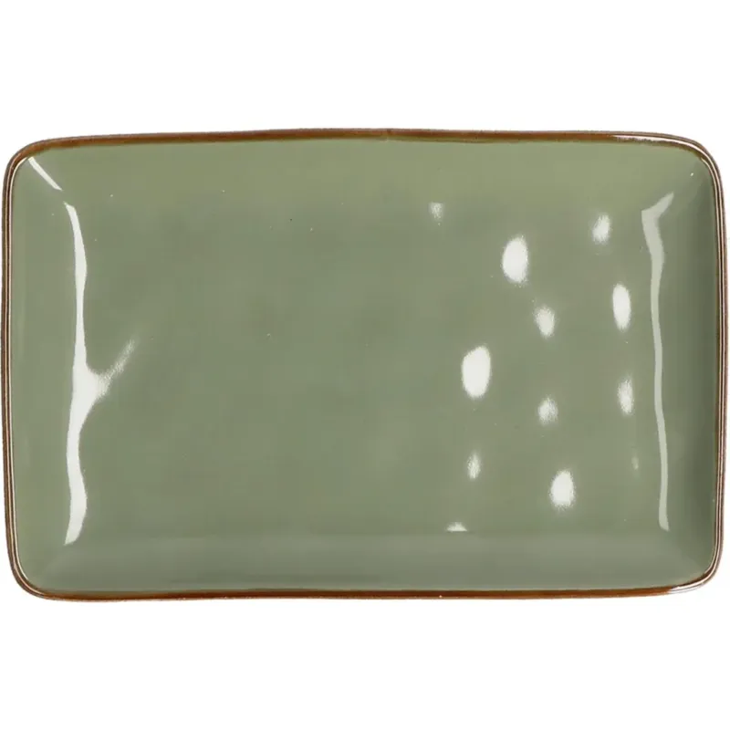 Quantità Limitata Concerto - Vassoio Rettangolare, 20 x 13 cm,Oliva