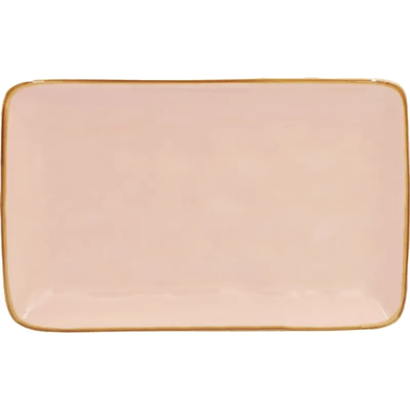 Novità Concerto - Vassoio Rettangolare, 20 x 13 cm,Rosa