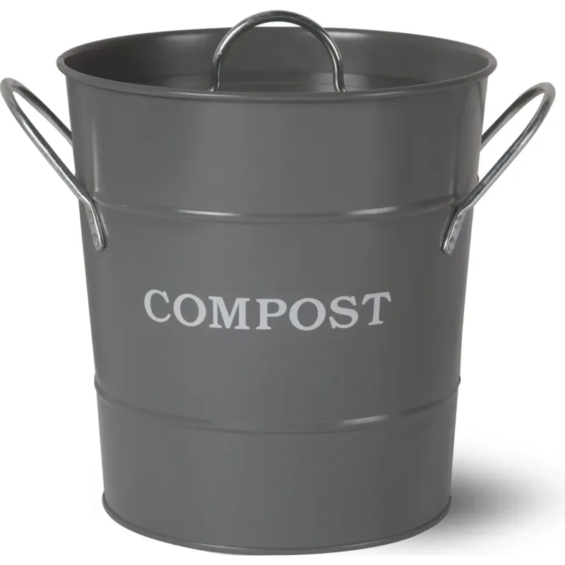 Offerta Del Giorno Contenitore per Compostaggio 3,5 Litri,antracite