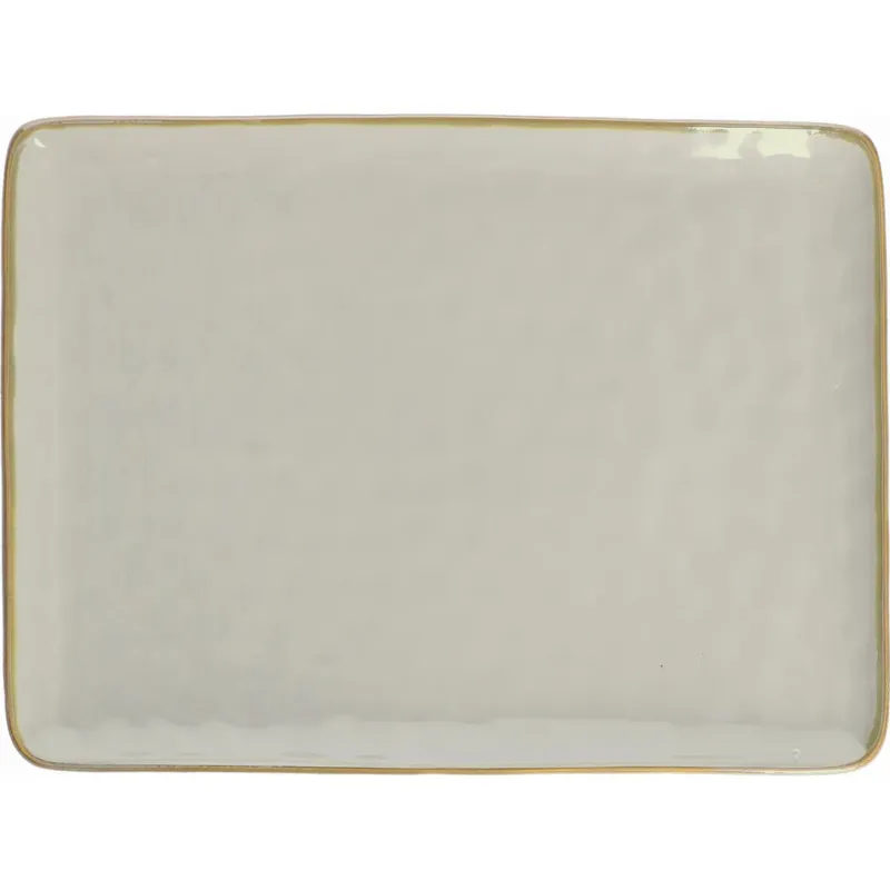 Reso Gratuito Concerto - Vassoio Rettangolare, 36 x 26,5 cm,Grigio Perla