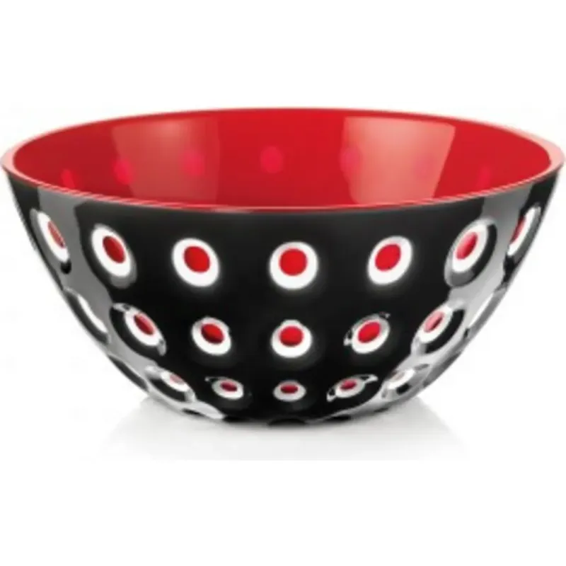 Occasione Imperdibile LE MURRINE - Ciotola Ø 20 cm,Black/White/Transparent Red