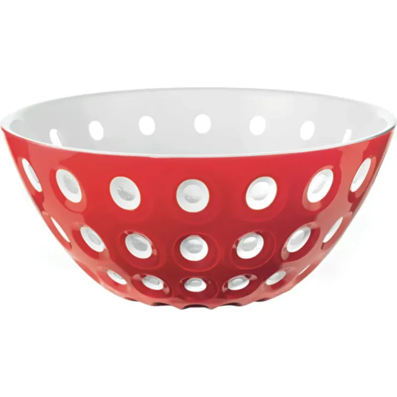 LE MURRINE - Ciotola Ø 20 cm,Red/White/Transparent Spedizione Espresso