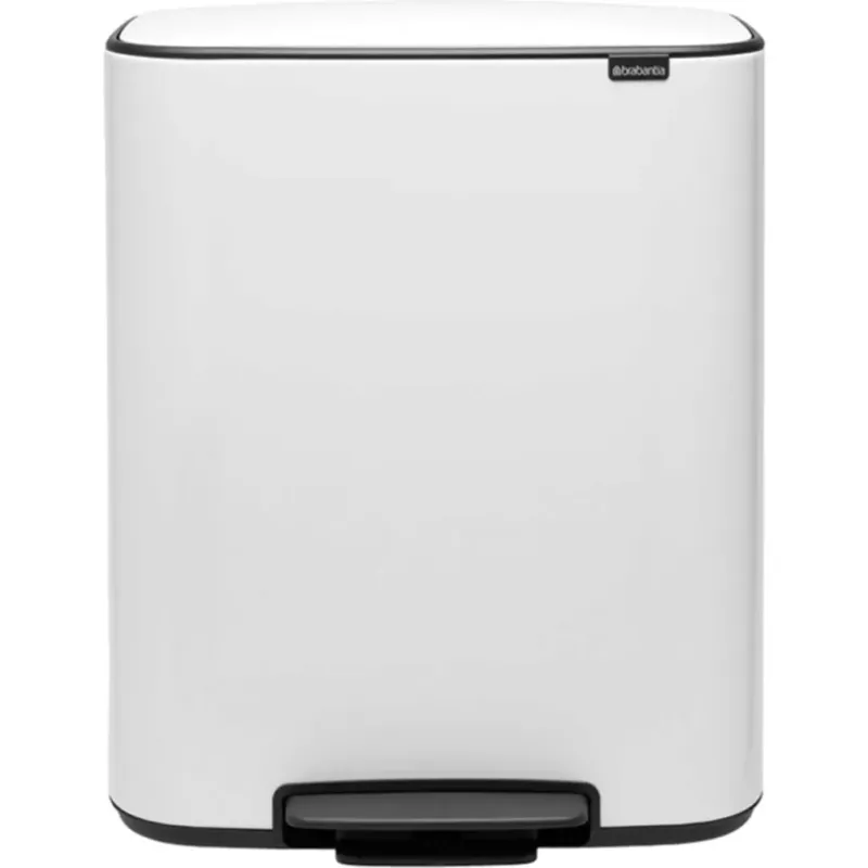 Bo - Pattumiera 2 x 30 L,White Direttamente Dal Produttore