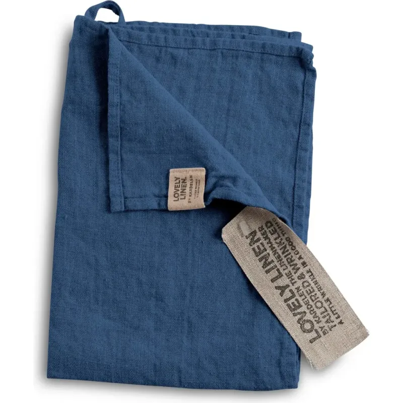 Asciugamano per Ospiti /Tovaglietta,Denim Blue Offerta Lampo
