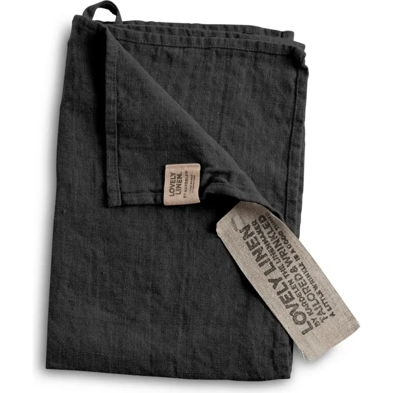Esclusivo Asciugamano per Ospiti /Tovaglietta,Dark Grey