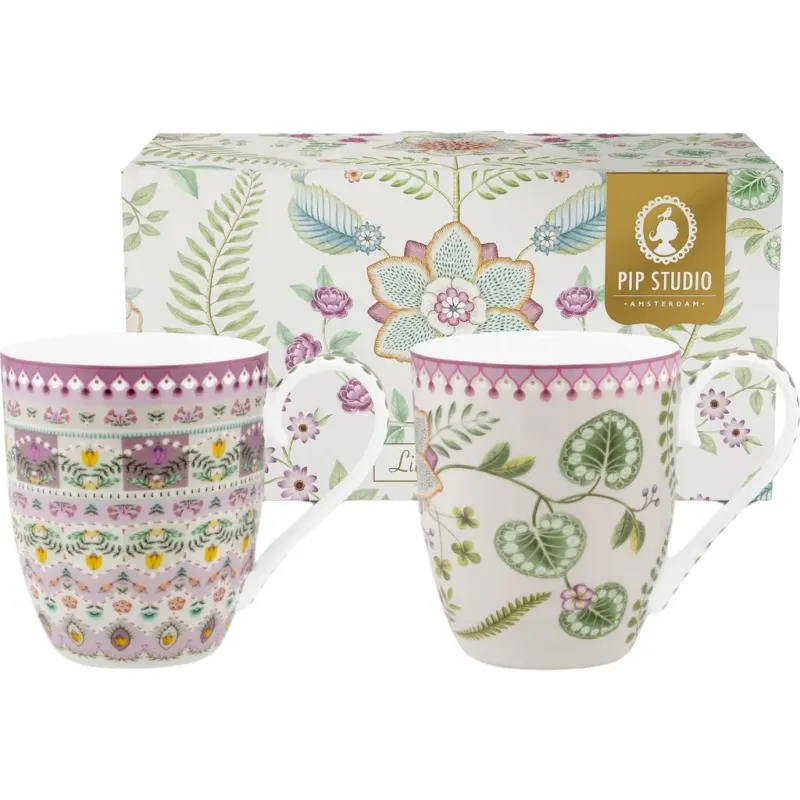 Lily & Lotus - Tazza XL - Set di 2 Pezzi,Violetto Super Prezzo