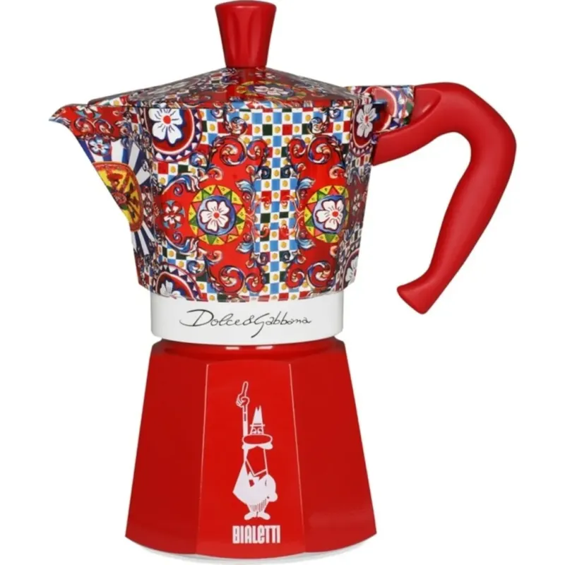 Dolce&Gabbana - Carretto Siciliano - Moka Express,6 Tazzine Pagamento Sicuro