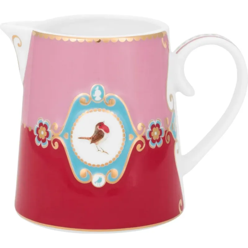 Direttamente Dal Produttore Love Birds - Lattiera,Rosso/Rosa