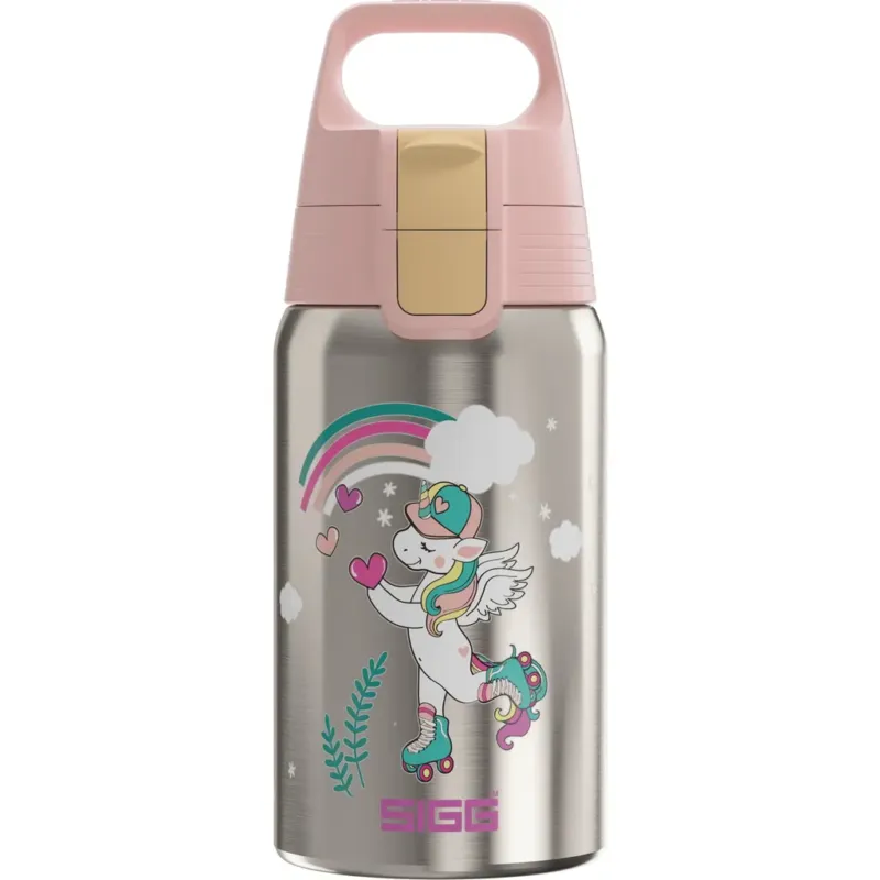Stainless Steel Shield One Kids 0,5 L,Uni Skate Spedizione Espresso