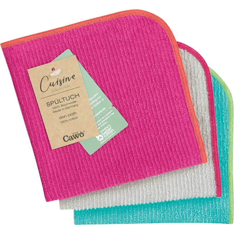 Ultime Pezzi Panno da Cucina Trio (Set di 3 Pezzi),Rosa/Turchese
