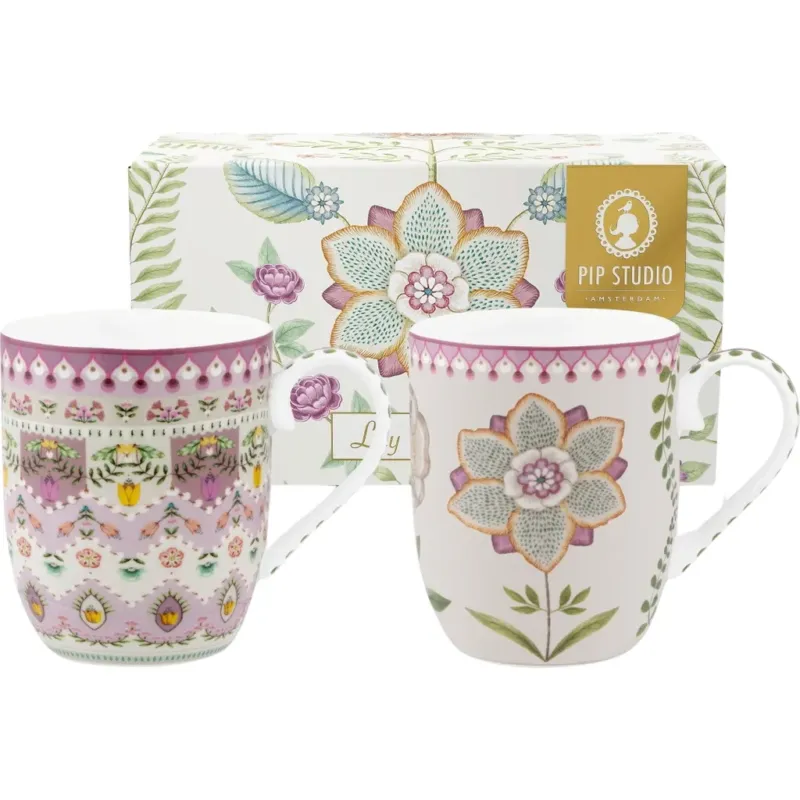 Lily & Lotus - Tazza Piccola - Set di 2 Pezzi,Violetto Promozione