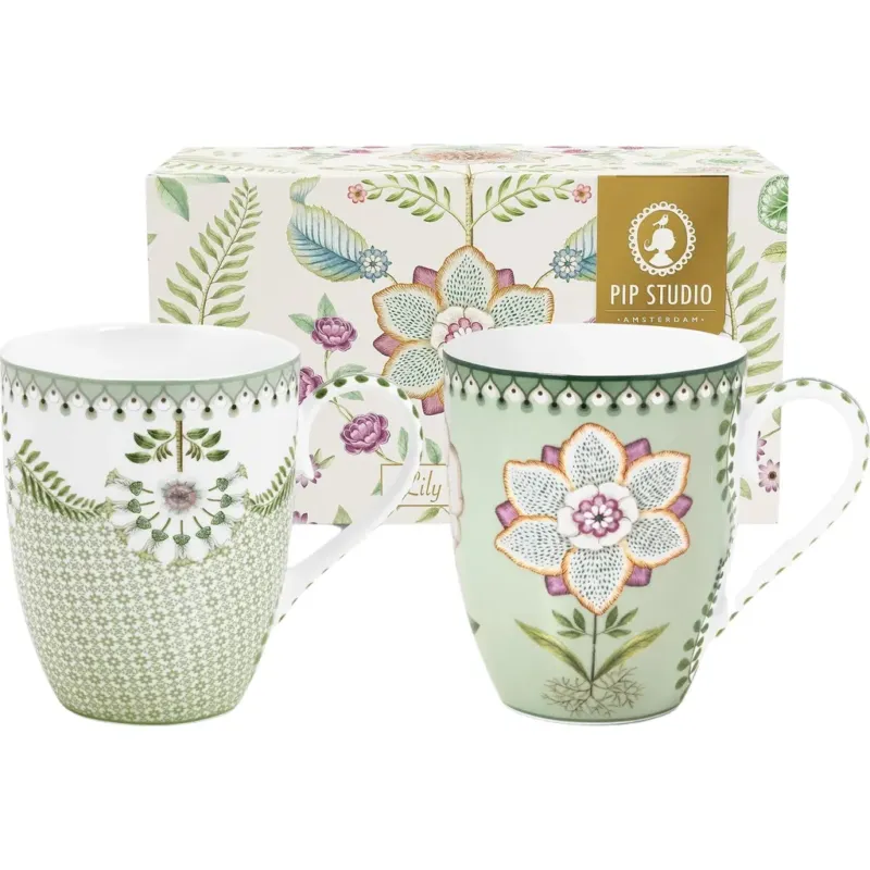 Lily & Lotus - Tazza Grande - Set di 2 Pezzi,Verde chiaro Compra Online