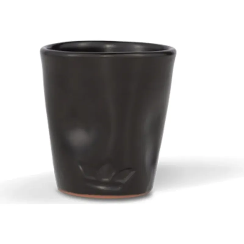 Ordina Subito Tazzina in Ceramica Increspata da 130 ml,Black Matt