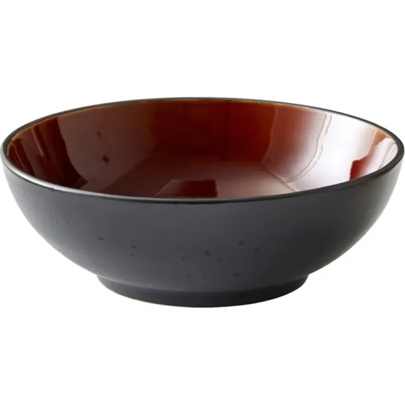 Insalatiera, 24 cm,Nero/ambra Nuovo Arrivo