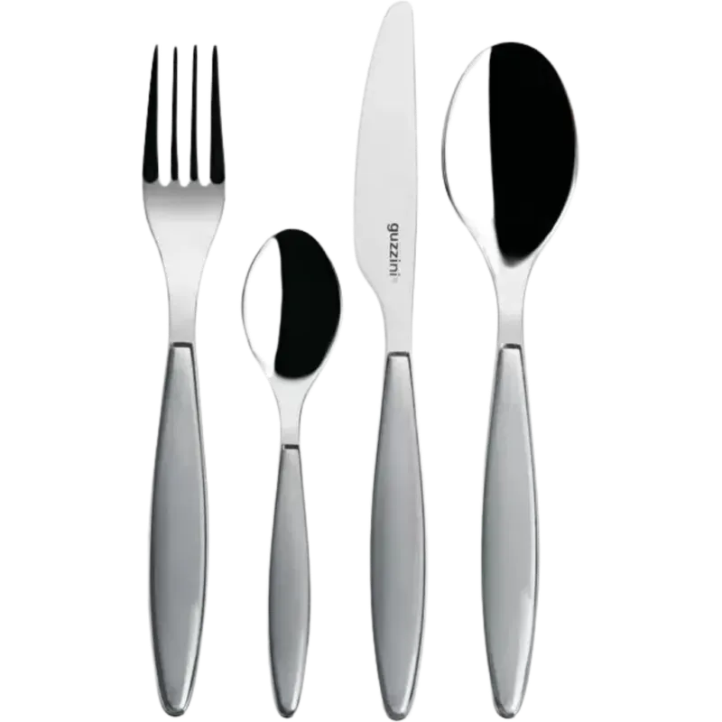 Promozione Esclusiva FEELING - Servizio di Posate, 24 Pezzi,Light Grey