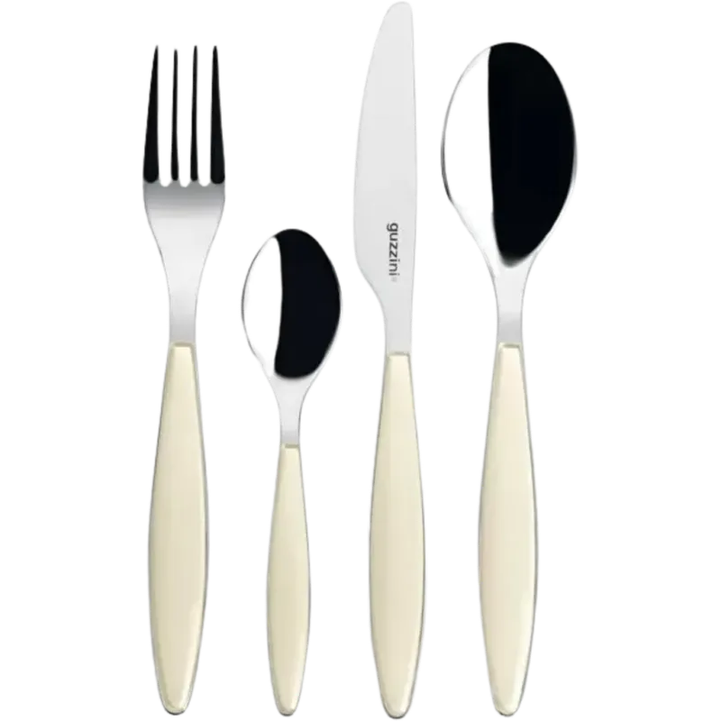 Soddisfatti O Rimborsati FEELING - Servizio di Posate, 24 Pezzi,Cream