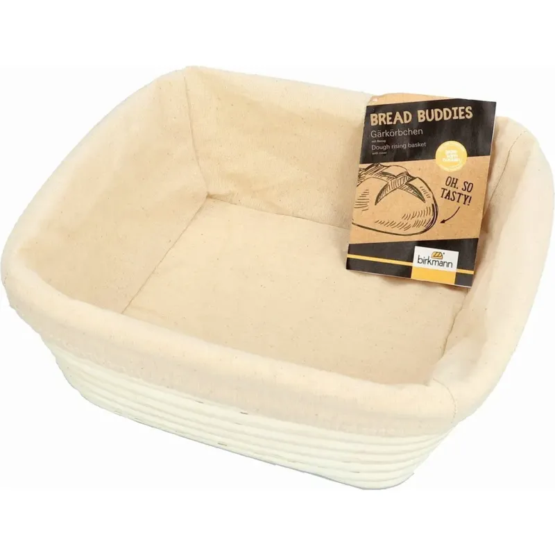 Bread Buddies - Cestino per la Lievitazione,25 x 25 cm Pagamento Sicuro