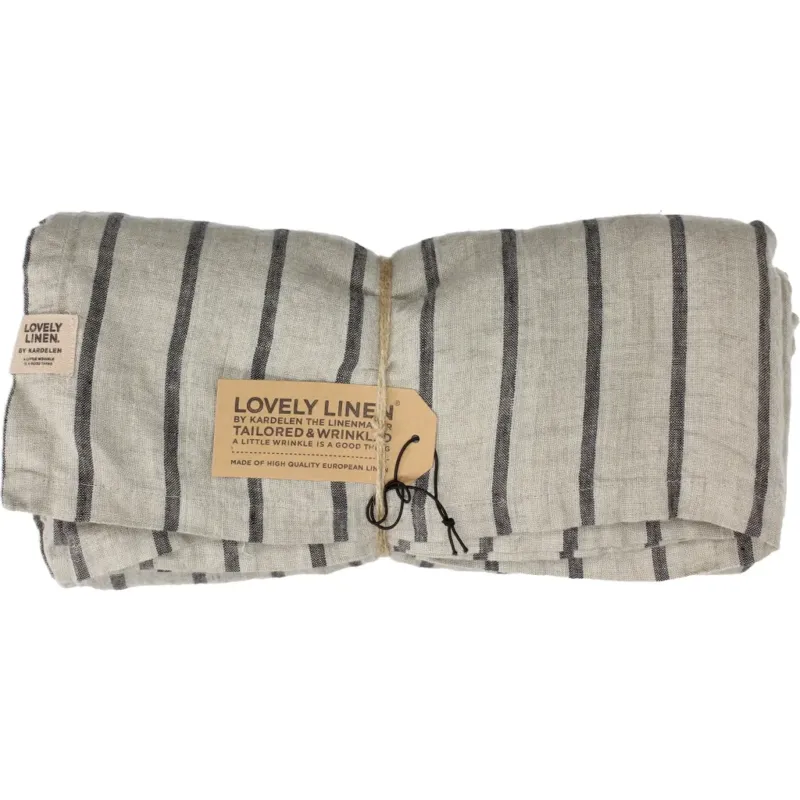 Ordina Subito Tovaglia - Misty, 145 x 380,Stripe Black
