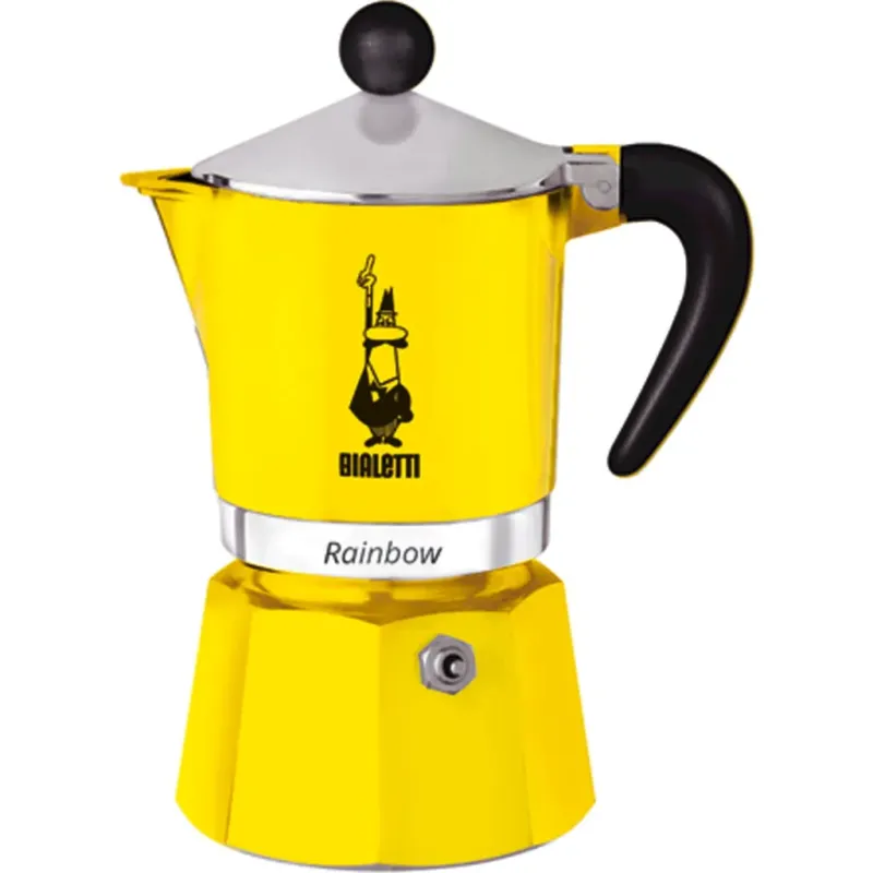Ultime Pezzi Moka Rainbow - 6 Tazzine,Giallo